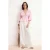 TRENDYOLMİLLA Dames Roze Effen Driekwart mouw Regular fit Blouses