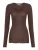 Seamless Basic Shirt ‘Romance’  donkerbruin