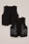 WE Fashion – Meisjes gilet met embroideries – Regular fit – Zwart –