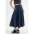 Hooggewaisted Textured A-Line Maxi Rok