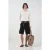 Middelhoge Relaxed Fit Riemloze Poplin Shorts
