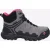 Hi-Tec V-Lite Explorer WP Koe-Suède Leren Wandelschoenen Voor Dames Grijs/Fuchsia
