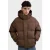 Redefined Rebel quilted puffer jas – bruin