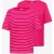 Cecil Dames Shirt met strepen in een 2-pack in Pink|Multicolour|Wit