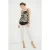 Mouwloze top met print