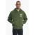 Croyez sweatvest met borduursels en backprint – donkergroen