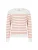 Soyaconcept Trui ‘Dollie’  zalm roze / wit