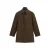 State of Art wollen wintermantel – dark-brown plain