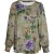 River Woods Round Neck Balloon Slv Shirt Multi