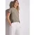 Street One Dames Shirt met trekkoord in Beige