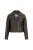 Dreimaster Lederen jas Dames taupe
