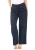 MYT Womens Elasticated High Waist Wide Leg Jeans in Donkerblauw