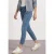 7/8 Straight Legs jeans met opgestikte zakken