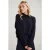 River Woods Navy Mock Neck Sweater Long Sleeves