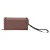 Valentino Garavani Rockstud Flap Continental polsportemonnee in roze leer