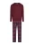 Phil & Co. Berlin Pyjama lang ‘ Flanell ‘  gemengde kleuren / donkerrood