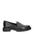 Tamaris chunky leren loafers zwart
