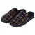 Apollo geruite pantoffels donkerblauw