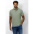 State of Art regular polo met linnen groen