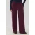 Ribdetail Soft Touch Wijde Pantalon