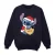 Disney Heren Lilo And Stitch Kerstmis Love Biscuit Sweatshirt (Marineblauw)