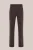 Van Gils – Heren regular fit gestreepte seersucker pantalon met bandplooi – Regular fit – Donkerbruin – Katoen –