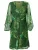 Ana Alcazar Jurk ‘Ziena’  groen / lichtgroen / donkergroen