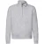Fruit of the Loom Heren Premium Zip Neck Heather Sweatshirt (Heide Grijs)