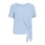 VILA top broderie lichtblauw