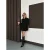 Cemo oversized blazerjurk voor dames, zwart