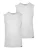 Olaf Benz Onderhemd ‘ Collegeshirt ‘RED 1601’ 2-Pack ‘  wit