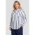 Exxcellent gestreepte blouse Plus Size – wit