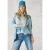 Cecil Dames Trui met col in Blauw