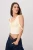 TRENDYOLMİLLA Dames Ecru Effen Mouwloos Getailleerd Blouses