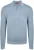 Suitable Compact Cotton Poloshirt Staal Blauw