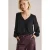 WE Fashion riem met contract stiksels zwart