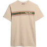 Gestreepte casual T-shirt met logo Superdry Venue