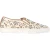 Charlotte Olympia Coole Katten Laser-geknipte Instap Sneakers in Crème Leer
