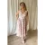 Lysandra Vintage Floral Midi Dress in Pink