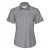 Russell Collectie Dames/Dames Korte Mouw Easy Care Oxford Shirt (Zilvergrijs)