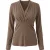 Elegante top met lange mouwen, V-hals en empiretaille.