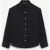 Oversized poplin overhemd met knopen