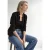 Blazer van jersey met structuur