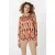 EsQualo Blouse Col Ethnic Skins Print