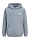 Jack & Jones Junior Sweatshirt ‘JORNORREBRO’  duifblauw / wit