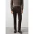Mango Man corduroy regular fit casual broek – donkerbruin