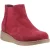 Hush Puppies Leonie Suède Dames Bordo Platte Chelsea Boots