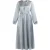 Dreimaster midi-jurk Dames Grijs-blauw