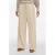 VILA wide leg high waist casual broek lichtgrijs gebreid