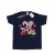 Disney Dames/Dames Mickey en Minnie Kerstkus Katoenen Vriendje T-shirt (Marineblauw)